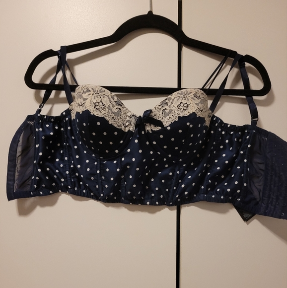 Blue Women's Bustier - Picture 2 of 4